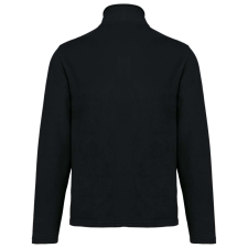 KARIBAN környezetbarát, unisex cipzáras mikropolár pulóver KA9121, Black-4XL női pulóver, kardigán