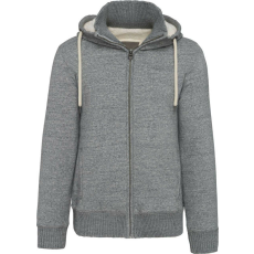 KARIBAN KV2312 VINTAGE SHERPA-LINED FLEECE JACKET S