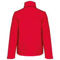 KARIBAN levehető ujjú bélelt kabát KA639, Red/Black-3XL
