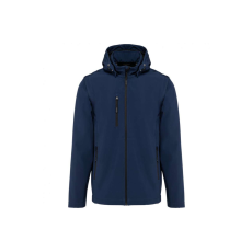 KARIBAN levehető ujjú kapucnis softshell dzseki KA422, Navy-3XL