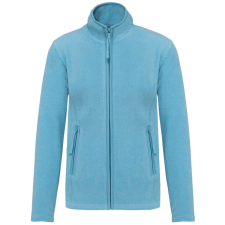 KARIBAN MAUREEN Nöi cipzáras polár pulóver KA907, Cloudy Blue Heather-4XL női pulóver, kardigán