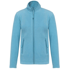 KARIBAN MAUREEN Nöi cipzáras polár pulóver KA907, Cloudy Blue Heather-XS