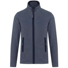 KARIBAN MAUREEN Nöi cipzáras polár pulóver KA907, French Navy Heather-S