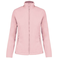 KARIBAN MAUREEN Nöi cipzáras polár pulóver KA907, Pale Pink-M női pulóver, kardigán