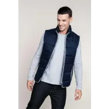 KARIBAN Mellény Kariban cipzáras unisex (100%poliészter) navy, S munkaruha