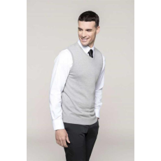 KARIBAN Mellény Kariban férfi ujjatlan férfi, grey melange, 2XL
