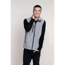 KARIBAN Mellény Kariban softshell férfi cipzáras férfi (300g/m2) titanium, S
