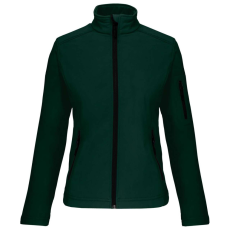 KARIBAN Női 3 rétegű softshell dzseki, Kariban KA400, Bottle Green-M