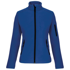 KARIBAN Női 3 rétegű softshell dzseki, Kariban KA400, Dark Royal Blue-S
