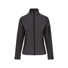 KARIBAN Női 3 rétegű softshell dzseki, Kariban KA400, Titanium-L női dzseki, kabát