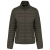 KARIBAN Női bélelt meleg és ultrakönnyű kabát KA6121, Dark Khaki-XL