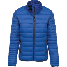 KARIBAN Női bélelt meleg és ultrakönnyű kabát KA6121, Light Royal Blue-XL