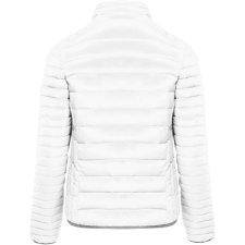 KARIBAN Női bélelt meleg és ultrakönnyű kabát KA6121, White-S női dzseki, kabát