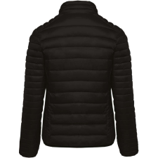 KARIBAN Női bélelt meleg és ultrakönnyű kabát , Kariban KA6121, Black-L női dzseki, kabát