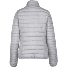 KARIBAN Női bélelt meleg és ultrakönnyű kabát , Kariban KA6121, Marl Silver-L