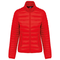 KARIBAN Női bélelt meleg és ultrakönnyű kabát , Kariban KA6121, Red-L