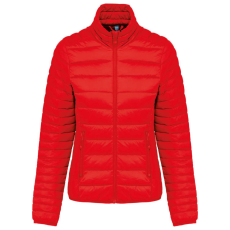 KARIBAN Női bélelt meleg és ultrakönnyű kabát , Kariban KA6121, Red-M