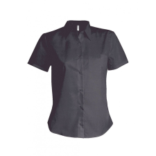 KARIBAN Női blúz Kariban KA532 Ladies&#039; Short-Sleeved Cotton/Elastane Shirt -S, Zinc blúz