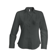 KARIBAN Női blúz Kariban KA538 Ladies' Long-Sleeved non-Iron Shirt -S, Zinc