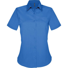 KARIBAN Női blúz Kariban KA548 Judith > Ladies' Short-Sleeved Shirt -2XL, Light Royal Blue