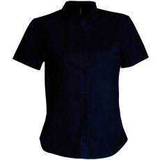 KARIBAN Női blúz Kariban KA548 Judith > Ladies' Short-Sleeved Shirt -4XL, Navy