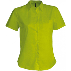 KARIBAN Női blúz Kariban KA548 Judith > Ladies' Short-Sleeved Shirt -L, Burnt Lime
