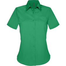 KARIBAN Női blúz Kariban KA548 Judith &gt; Ladies&#039; Short-Sleeved Shirt -L, Kelly Green blúz