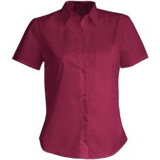 KARIBAN Női blúz Kariban KA548 Judith &gt; Ladies&#039; Short-Sleeved Shirt -L, Wine blúz