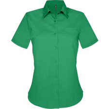 KARIBAN Női blúz Kariban KA548 Judith &gt; Ladies&#039; Short-Sleeved Shirt -XL, Kelly Green blúz