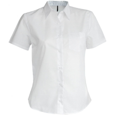 KARIBAN Női blúz Kariban KA548 Judith > Ladies' Short-Sleeved Shirt -XL, White