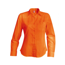 KARIBAN Női blúz Kariban KA549 Jessica &gt; Ladies&#039; Long-Sleeved Shirt -L, Orange blúz