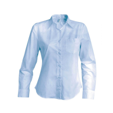 KARIBAN Női blúz Kariban KA549 Jessica &gt; Ladies&#039; Long-Sleeved Shirt -XS, Bright Sky blúz