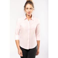 KARIBAN Női blúz Kariban KA558 Ladies' 3/4 Sleeved Shirt -S, Angora