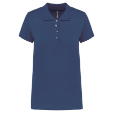 KARIBAN Női galléros piké póló, rövid ujjú, Kariban KA255, Deep Blue-2XL női póló