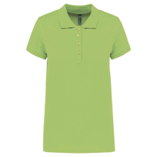 KARIBAN Női galléros piké póló, rövid ujjú, Kariban KA255, Lime-XL női póló