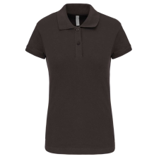 KARIBAN Női galléros sztreccs piké póló, Kariban KA240, Dark Grey-XL női póló