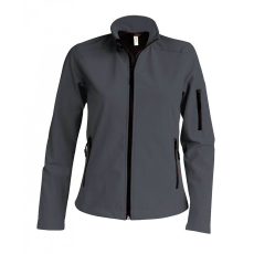 KARIBAN Női kabát Kariban KA400 Ladies' Softshell Jacket -2XL, Marl Grey
