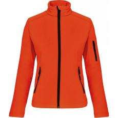 KARIBAN Női kabát Kariban KA400 Ladies' Softshell Jacket -L, Fluorescent Orange