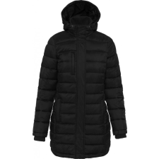 KARIBAN Női kabát Kariban KA6129 Ladies&#039; Lightweight Hooded padded parka -L, Black női dzseki, kabát