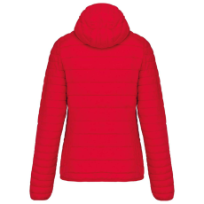 KARIBAN Női kapucnis bélelt meleg és ultrakönnyű kabát , Kariban KA6111, Red-M