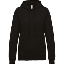 KARIBAN Női kapucnis pulóver, Kariban KA473, Black-M női pulóver, kardigán