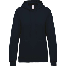 KARIBAN Női kapucnis pulóver, Kariban KA473, Navy-XS