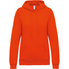KARIBAN Női kapucnis pulóver, Kariban KA473, Orange-XS női pulóver, kardigán