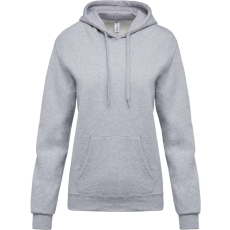 KARIBAN Női kapucnis pulóver, Kariban KA473, Oxford Grey-M