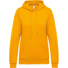 KARIBAN Női kapucnis pulóver, Kariban KA473, Yellow-2XL női pulóver, kardigán