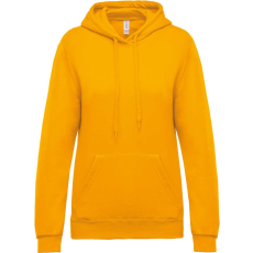 KARIBAN Női kapucnis pulóver, Kariban KA473, Yellow-S