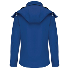 KARIBAN Női kapucnis softshell dzseki, Kariban KA414, Dark Royal Blue-3XL