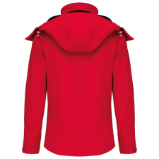 KARIBAN Női kapucnis softshell dzseki, Kariban KA414, Red-M női dzseki, kabát