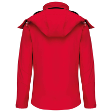 KARIBAN Női kapucnis softshell dzseki, Kariban KA414, Red-XL