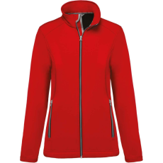 KARIBAN Női két rétegű softshell dzseki, Kariban KA425, Red-2XL